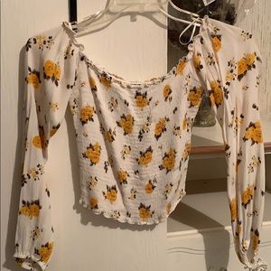 Off the shoulder blouse